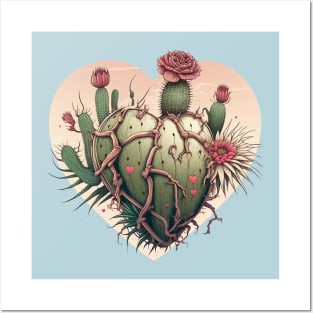 prickly heart Posters and Art